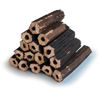 Briket Şömine Odunu 10 Kg -Yüksek Kalorili - Tamamen Doğal - Adeda