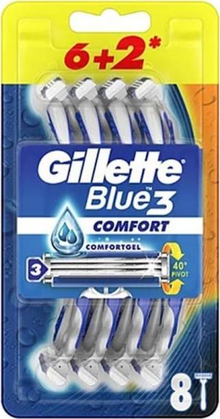 Gillette Blue3 Cool Kullan At Tıraş Bıçağı 8'li