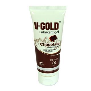 V-Gold Lubricant Gel Çikolatalı Su Bazlı Kayganlaştırıcı Jel 100ML