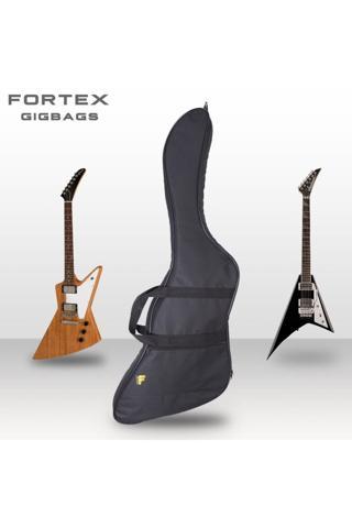 Fortex 300 Serisi Explorer - Rr - Rhodes Kasa Elektro Gitar Kılıfı Siyah