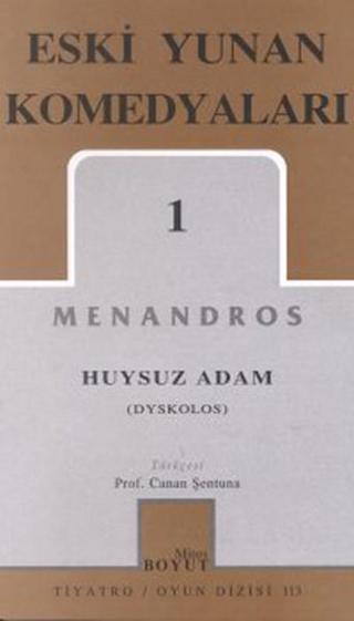Eski Yunan Komedyaları 1 Menandros - Menandros  - Mitos Boyut Yayınları
