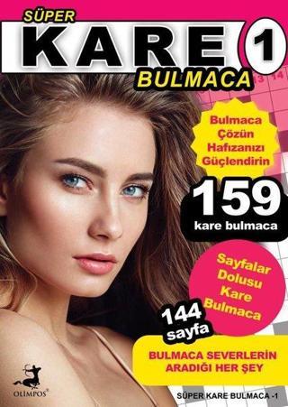 Süper Kare Bulmaca - 1 - Bertan Kodamanoğlu - Olimpos Yayınları