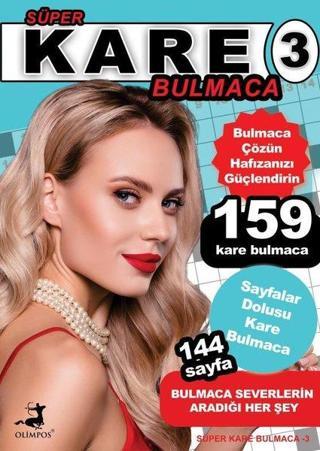 Süper Kare Bulmaca - 3 - Bertan Kodamanoğlu - Olimpos Yayınları