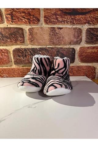 My Retail Zebra Desenli Bebek Panduf