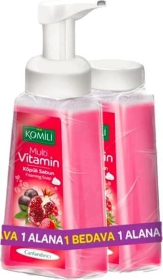 Komili MultiVitamin Köpük Sabun 250ML+ 250ML