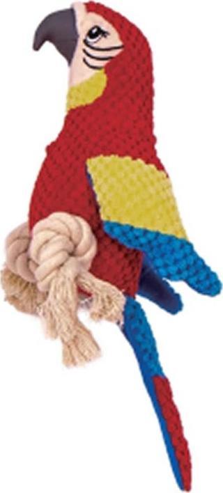Eastland İpli Peluş Öten Papağan Köpek Oyuncağı 32 Cm