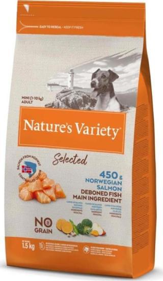 Nature's Variety Selected Norveç Somonlu Mini Irk Yetişkin Köpek Maması 1.5 Kg