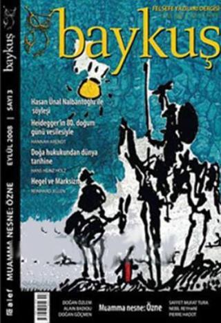 Baykuş Felsefe Yazıları Dergisi Sayı: 3 (Eylül 2008) - Hasan Ünal Nalbantoğlu - Alef