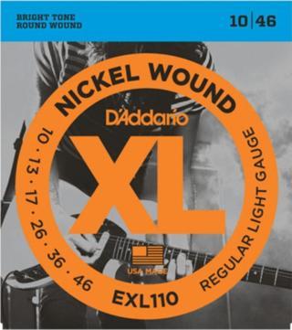 Daddario Xsem Daddarıo Exl110 Elektro Gitar Tel Seti, Xl, 10-46, Nıckel Wound