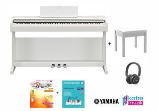 Yamaha Ydp145Wh Beyaz Piyano ( Tabure Kulaklık Ve Piyano Metodları Hediyeli ) 