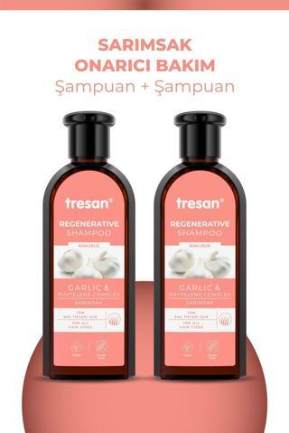 Tresan Sarımsak Onarıcı Bakım Şampuanı 300 ml X 2 Adet