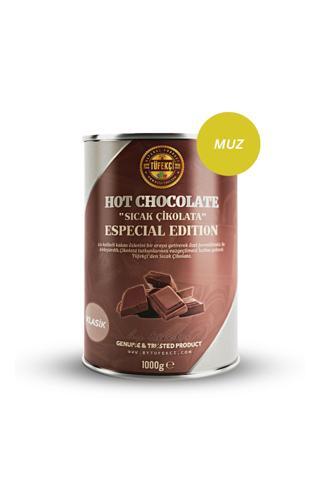 By Tüfekçi Sıcak Çikolata Muz Gerçek Şeker Yüksek Kakao 1000 Gr