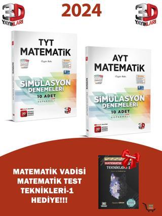 TYT-AYT Matematik Simülasyon Denemeleri + Matematik Test Teknikleri - 3D Yayınları