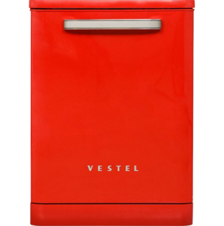 Vestel BM 5001 Retro Kırmızı 5 Programlı Bulaşık Makinesi