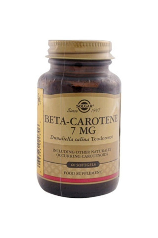 Solgar Beta Carotene 7 Mg 60 Kapsül