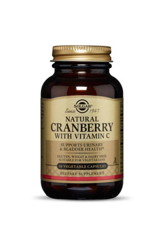 Solgar Cranberry C Vitamini 60 Kapsül