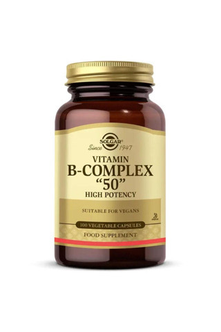 Solgar Vitamin B-Complex 50 100 Kapsül