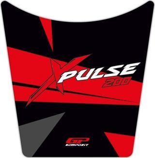 GP Kompozit Hero X-Pulse 200 2020-2024 Uyumlu Tank Pad Kırmızı