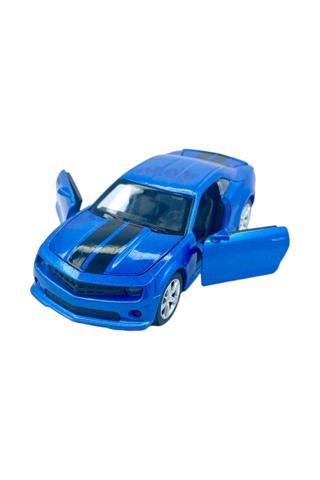 Pshoplay Metal Oyuncak Araba 1:36 Ölçek Bagaj Açılır Çek Bırak Mavi Model Araba