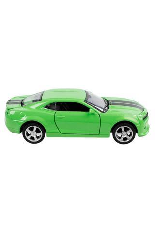 Pshoplay Metal Oyuncak Araba 1:36 Ölçek Bagaj Açılır Çek Bırak Yeşil Model Araba