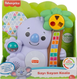 Fisher-Price Linkimals Sayı Sayan Koala Türkçe Konuşan Müzikli Eğitici Oyuncak Gxr24