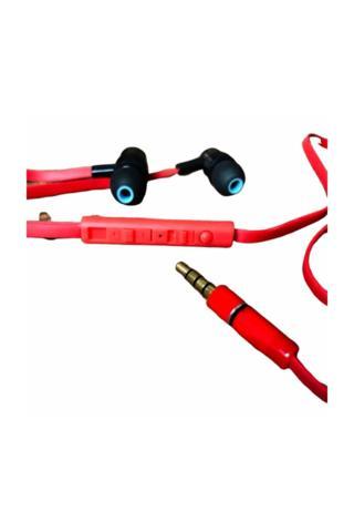 Inovaxis NV-303 Mikrofonlu Kulaklık (iOS - Android Uyumlu) kırmızı