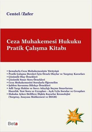 Ceza Muhakemesi Hukuku Pratik Çalışma Kitabı - Hamide Zafer - Beta Yayınları