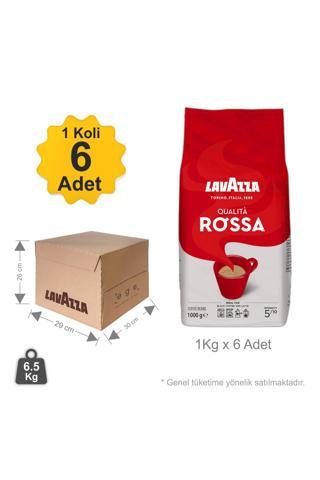 Qualita Rossa Çekirdek Kahve 1 kg x 6 Adet