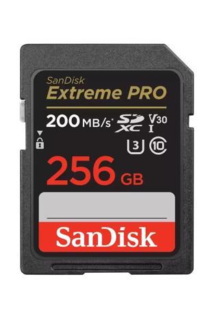 Sandisk Extreme Pro 256gb 200/140mb/s Sdxc V30 Uhs-ı U3 Hafıza Kartı Sdsdxxd-256g-gn4ın