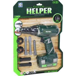 Helper Pilli Matkap Set -Yeşil
