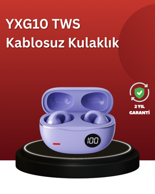 Ucuztekno tekno YXG10 Açık Kulak Bluetooth Kulaklık – Klipsli, Güvenli Spor Tasarım, 30 Saat Pil 2026