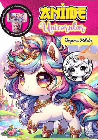 Anime Unicornlar Boyama Kitabı Doğan Çocuk