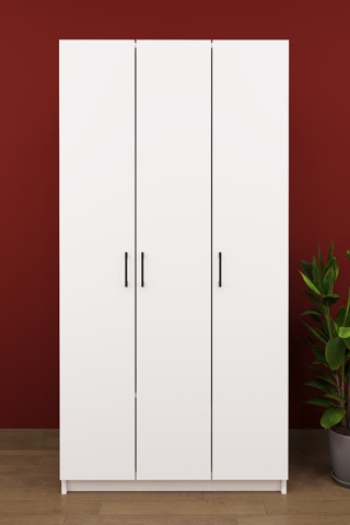 Asra Trend MDF Vestiyer & Portmanto & Ayakkabılık - 90x180x33cm, Askılı, Çok Raflı, Kapaklı V-07
