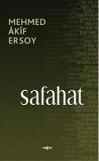 Safahat - Mehmet Akif Ersoy - Akçağ Yayınları