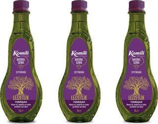 Komili LEZZETLİK YUMUŞAK ZEYTİNYAĞI 1 LT * 3 ADET