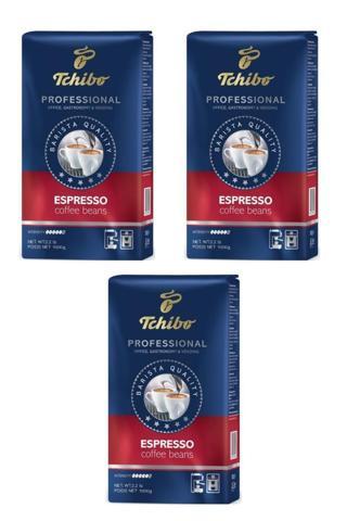 Tchibo Profesional Espresso Çekirdek Kahve 1 kg x 3 Adet