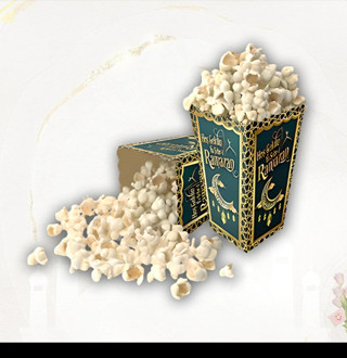 Hoşgeldin Ramazan Mısır Kutusu, 8 Adet  