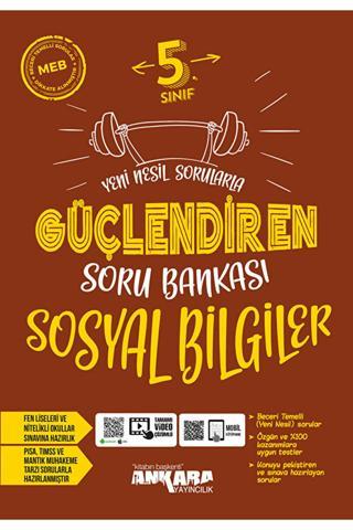 5. Sınıf Sosyal Bilgiler Güçlendiren Soru Bankası / Kolektif / Ankara Yayıncılık / 9786052662939 - Ankara Yayıncılık