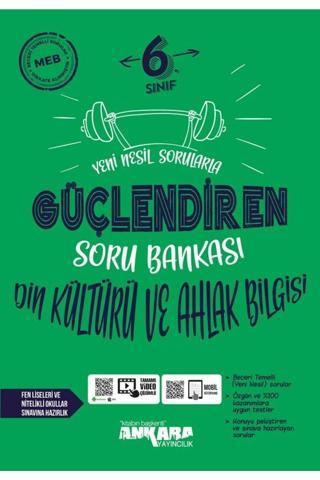 6. Sınıf Din Kültürü Ve Ahlak Bilgisi Güçlendiren Soru Bankası 2023 Güncel Baskı - Ankara Yayıncılık