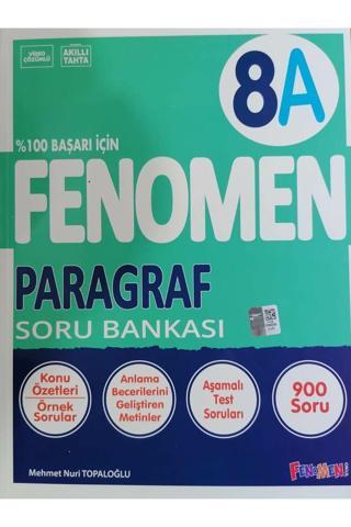 Fenomen 8.Sınıf LGS Yeni Baskı Paragraf - A Soru Bankası - fnm - Ankara Yayıncılık