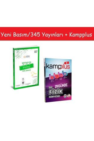 345 Yayınları Tyt Biyoloji Soru Bankası & Kampplus 29 Günde Tyt Fizik Kampı - Fenomen Yayıncılık
