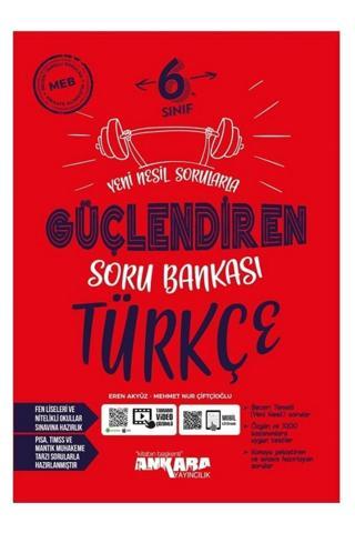 6. Sınıf Türkçe Güçlendiren Soru Bankası - Karekök Eğitim Yayınları