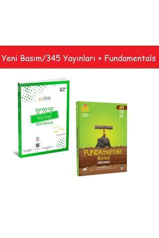 345 Yayınları Tyt Biyoloji Soru Bankası & Ayt Fundamentals Biyoloji Soru Bankası - Palme Eğitim