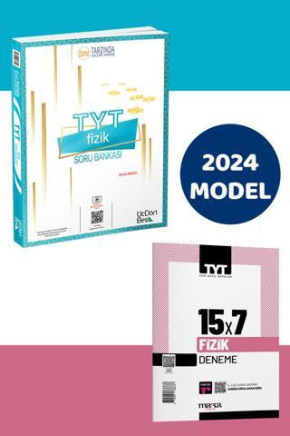 2024 Model TYT Fizik Soru Bankası Üç Dört Beş Yayınları ve Marka Fizik 15 Deneme - Tonguç Yayınları