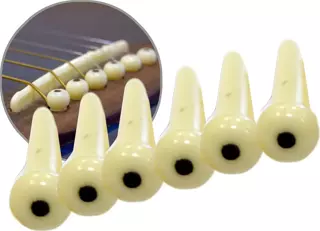 Gitar Aksesuar Akustik Pimi 6'lı Set GATPA6WH