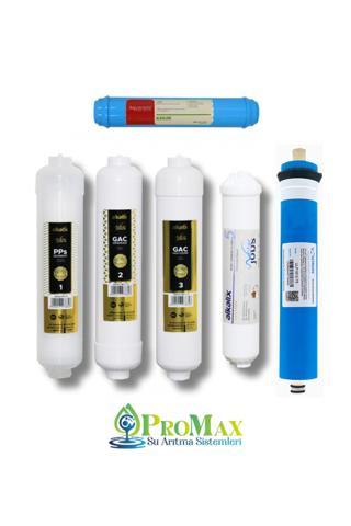 Promax Su Arıtma Cihazı Filtresi İthal Vontron Membranlı Vietnam Alkali 8+pH  %100 Coconut Tatlandırıcı