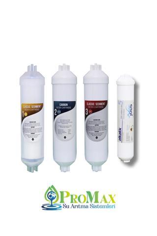Promax Su Arıtma Cihazı Filtresi Yerli Üretim 3Lü Filtre &   Coconut Tatlandırıcı