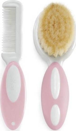 Chicco Tarak&Fırça Seti (Pembe) 8058664011926