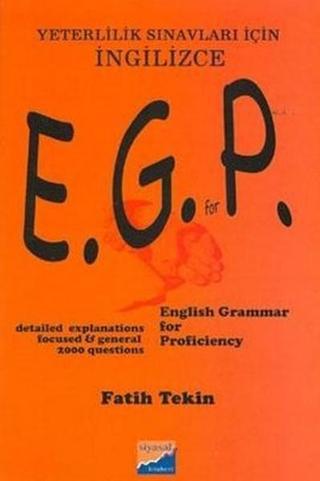English Grammer for Proficiency Exams - Fatih Tekin - Siyasal Kitabevi