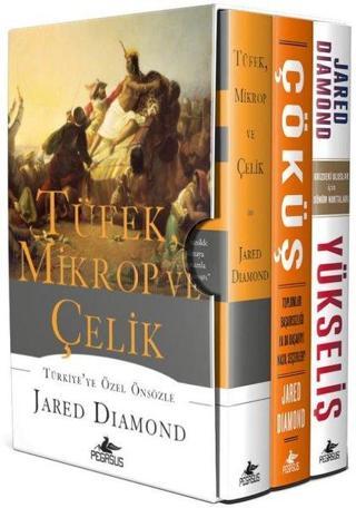 Tüfek Mikrop ve Çelik Üçlemesi Kutulu Özel Seti - 3 Kitap Takım - Jared Diamond - Pegasus Yayınevi